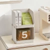 W56-TB-2118 Desktop storage box, large-capacity snack and sundries storage basket, can stack coffee on the office desk Application Scenario